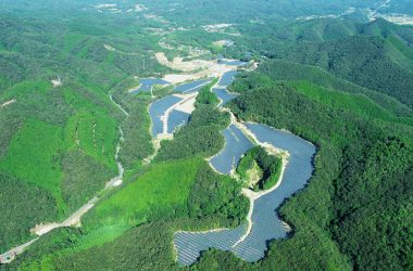 岡山県　英田光メガソーラー発電所建設工事